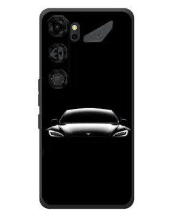 Чохол для ZTE Nubia Neo 5 GT 5G з картинкою «Фари Tesla Night»
