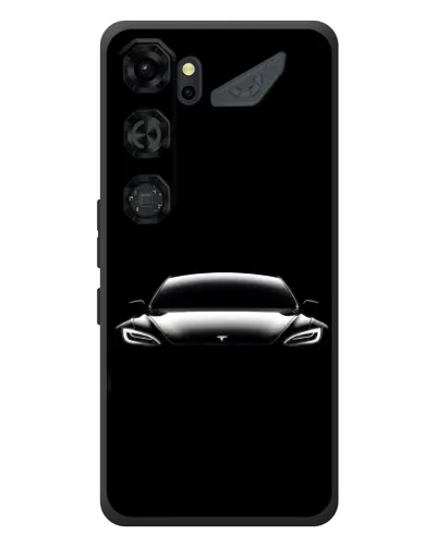 Чохол для ZTE Nubia Neo 5 GT 5G з картинкою «Фари Tesla Night»