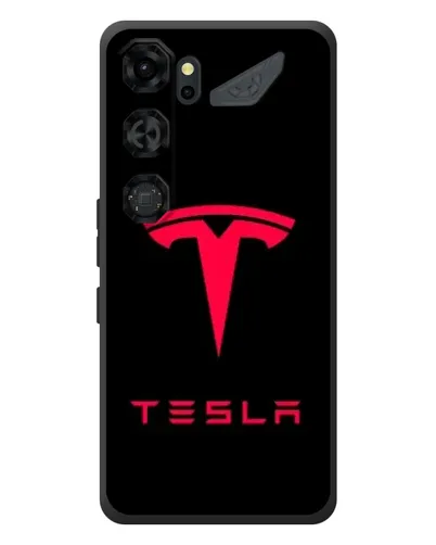 Чохол для ZTE Nubia Neo 5 GT 5G з картинкою «Tesla Red Logo»