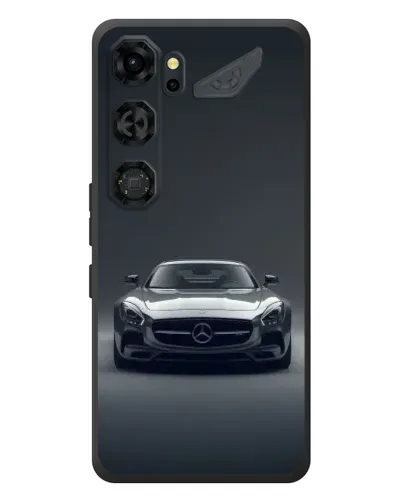 Чохол для ZTE Nubia Neo 5 GT 5G з картинкою «Mercedes на чорному»