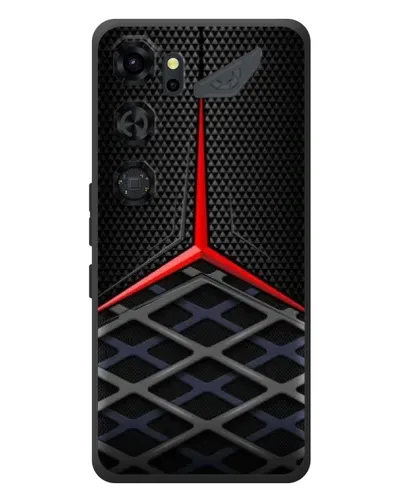 Чохол для ZTE Nubia Neo 5 GT 5G з картинкою «Mercedes Carbon Grid»