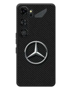 Чохол для ZTE Nubia Neo 5 GT 5G з картинкою «Карбоновий Mercedes стиль»