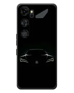 Чохол для ZTE Nubia Neo 5 GT 5G з картинкою «Mercedes — силует авто»