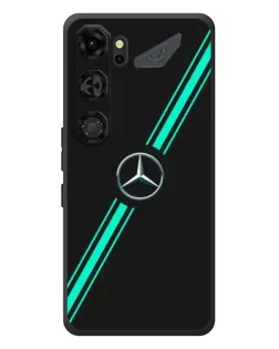 Чохол для ZTE Nubia Neo 5 GT 5G з картинкою «Спортивні лінії Mercedes»