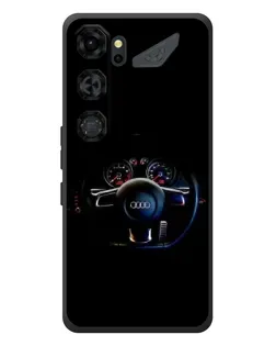 Чохол для ZTE Nubia Neo 5 GT 5G з картинкою «Салон Audi — кермо»