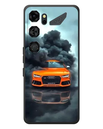 Чехол для ZTE Nubia Neo 5 GT 5G с картинкой «Audi в облаках дыма»