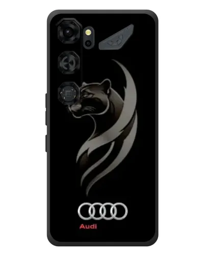 Чехол для ZTE Nubia Neo 5 GT 5G с картинкой «Графика — пантера и Audi»