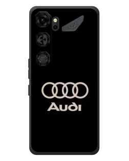 Чохол для ZTE Nubia Neo 5 GT 5G з картинкою «Audi — золотий логотип»