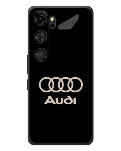 Чехол для ZTE Nubia Neo 5 GT 5G с картинкой «Audi — золотой логотип»