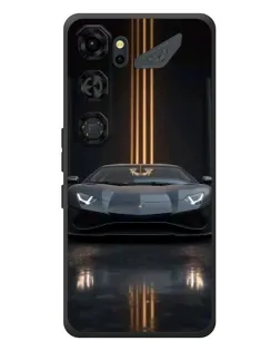 Чохол для ZTE Nubia Neo 5 GT 5G з картинкою «Lamborghini золоті лінії»