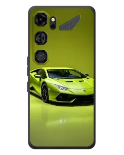 Чохол для ZTE Nubia Neo 5 GT 5G з картинкою «Салатовий Lamborghini Huracan»