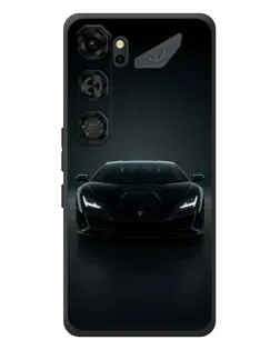 Чохол для ZTE Nubia Neo 5 GT 5G з картинкою «Чорний Lamborghini Aventador»