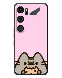 Чохол для ZTE Nubia Neo 5 GT 5G з картинкою «Pusheen та печиво»