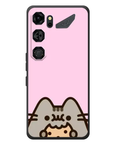 Чохол для ZTE Nubia Neo 5 GT 5G з картинкою «Pusheen та печиво»