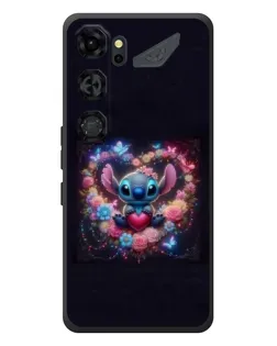 Чохол для ZTE Nubia Neo 5 GT 5G з картинкою «Stitch у квітах»