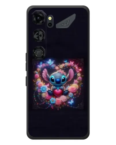 Чохол для ZTE Nubia Neo 5 GT 5G з картинкою «Stitch у квітах» Чохол для ZTE Nubia Neo 5 GT 5G з картинкою «Stitch у квітах»