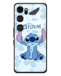Чохол для ZTE Nubia Neo 5 GT 5G з картинкою «Stitch серед квітів»