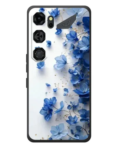 Чехол для ZTE Nubia Neo 5 GT 5G с картинкой «Голубой цветочный каскад»