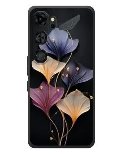 Чохол для ZTE Nubia Neo 5 GT 5G з картинкою «Лілові квіти грації»
