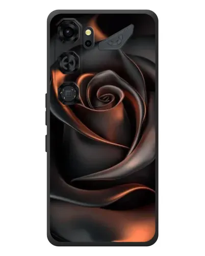 Чехол для ZTE Nubia Neo 5 GT 5G с картинкой «Шелковая черная роза»