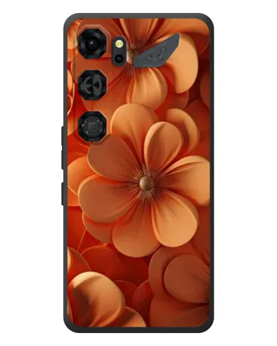 Чехол для ZTE Nubia Neo 5 GT 5G с картинкой «Оранжевый макро цветок»