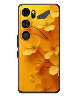 Чохол для ZTE Nubia Neo 5 GT 5G з картинкою «Золоті пелюстки»