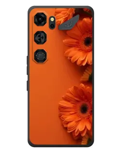 Чохол для ZTE Nubia Neo 5 GT 5G з картинкою «Помаранчеві гербери»