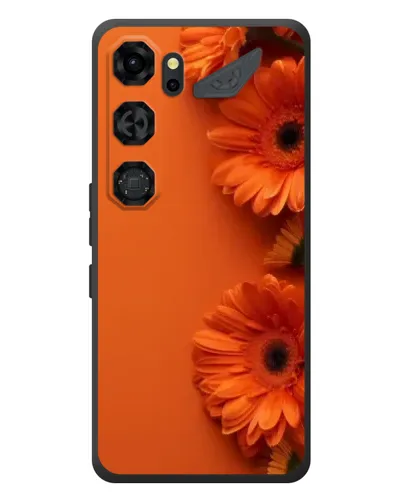 Чехол для ZTE Nubia Neo 5 GT 5G с картинкой «Оранжевые герберы»