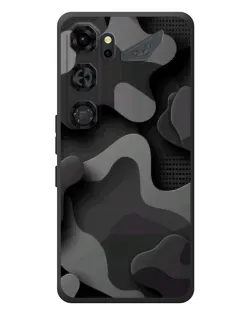 Чохол для ZTE Nubia Neo 5 GT 5G з картинкою «Темний абстрактний камуфляж»