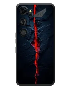 Чохол для ZTE Nubia Neo 5 GT 5G з картинкою «Червона лавова тріщина»