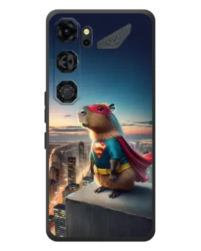 Чехол для ZTE Nubia Neo 5 GT 5G с картинкой «Капи-мен супергерой»