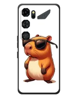 Чохол для ZTE Nubia Neo 5 GT 5G з картинкою «Капібара в окулярах»