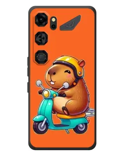 Чохол для ZTE Nubia Neo 5 GT 5G з картинкою «Капібара на скутері»