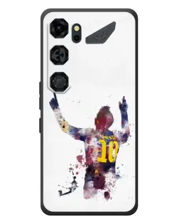Чохол для ZTE Nubia Neo 5 GT 5G з картинкою «Акварельний Мессі Барселона»