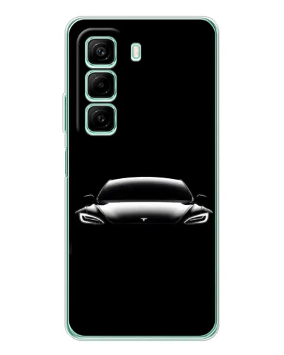 Чехол для ZTE Nubia Neo 5 GT с картинкой «Фары Tesla Night»