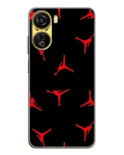 Чехол для ZTE Nubia Neo 5G с картинкой «Jordan Red Pattern»