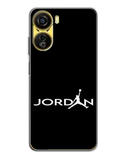 Чехол для ZTE Nubia Neo 5G с картинкой «Jordan White Logo»