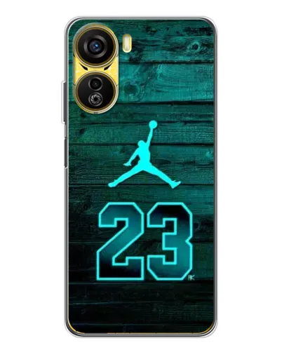 Чехол для ZTE Nubia Neo 5G с картинкой «Jordan Cyan 23» Чехол для ZTE Nubia Neo 5G с картинкой «Jordan Cyan 23»