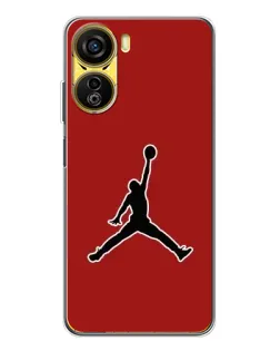 Чехол для ZTE Nubia Neo 5G с картинкой «Jordan Red Back»