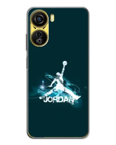 Чехол для ZTE Nubia Neo 5G с картинкой «Jordan Blue Fire» Чехол для ZTE Nubia Neo 5G с картинкой «Jordan Blue Fire»