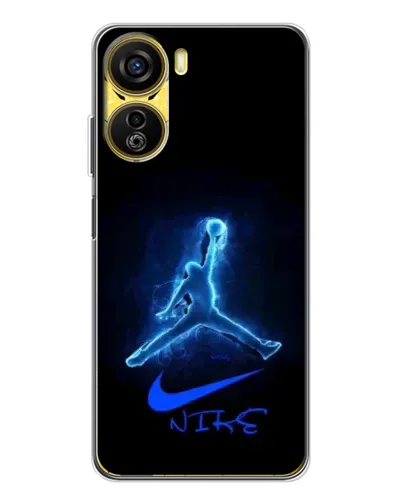 Чехол для ZTE Nubia Neo 5G с картинкой «Jordan Neon Blue» Чехол для ZTE Nubia Neo 5G с картинкой «Jordan Neon Blue»