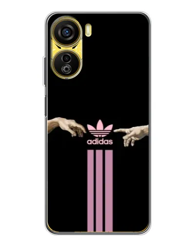 Чехол для ZTE Nubia Neo 5G с картинкой «Adidas Hands»