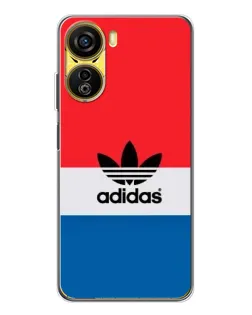 Чехол для ZTE Nubia Neo 5G с картинкой «Ретро блоки Adidas»
