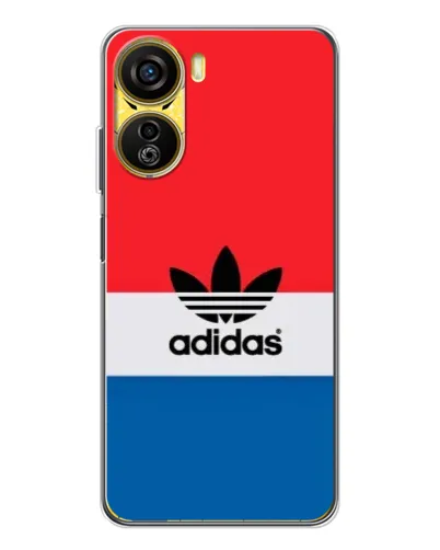 Чехол для ZTE Nubia Neo 5G с картинкой «Ретро блоки Adidas»