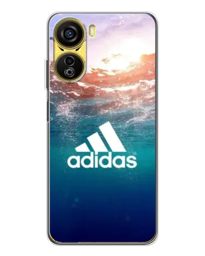 Чехол для ZTE Nubia Neo 5G с картинкой «Океанская глубина адидас»
