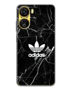 Чехол для ZTE Nubia Neo 5G с картинкой «Белый мрамор Adidas»