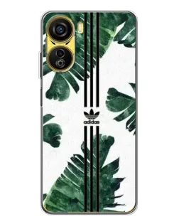 Чехол для ZTE Nubia Neo 5G с картинкой «Пальмовые листья адидас»