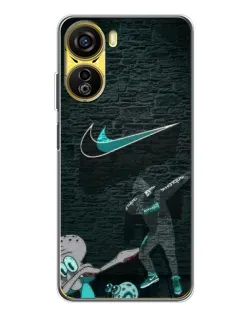 Чехол для ZTE Nubia Neo 5G с картинкой «Спортивный арт Nike»