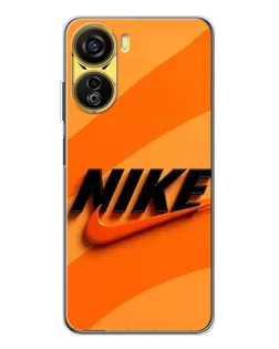 Чехол для ZTE Nubia Neo 5G с картинкой «Оранжевый драйв Nike»