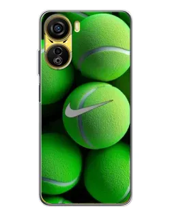 Чехол для ZTE Nubia Neo 5G с картинкой «Теннисные мячи Найк»